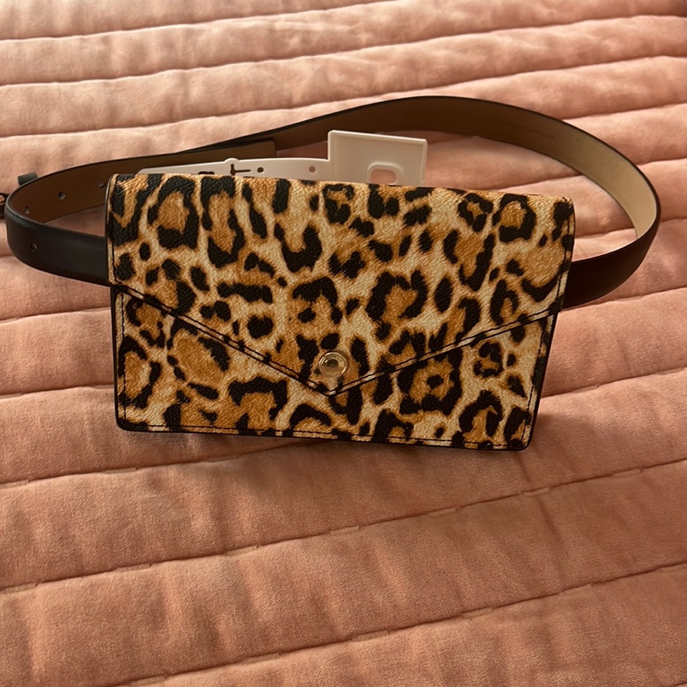 Michael Kors leopard print Fanny pack